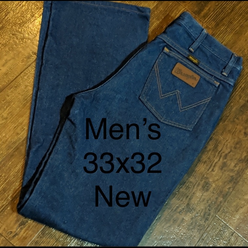 Wrangler men's 33x32 cowboy cut jeans